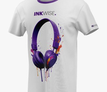 Customized White T-Shirt for Men (100% Polyester)