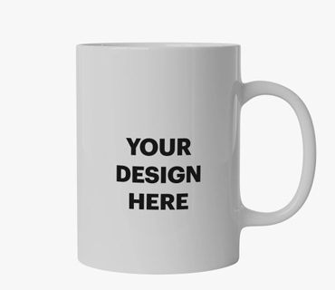 Custom White Sublimation Mug – Personalized Design – 11oz Ceramic